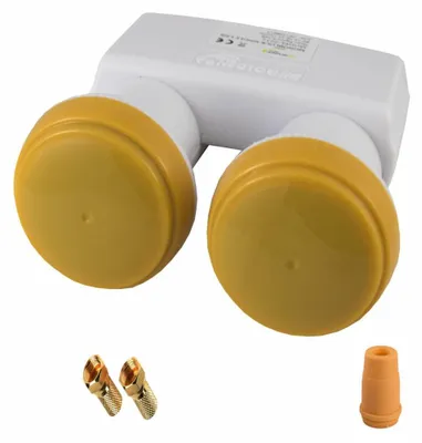 Produktbild von Golden Media Monoblock Hotbird Astra Single LNB 0,1dB HD Receiver PVR Ready