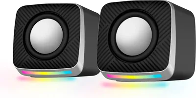 Produktbild von Esperanza EGS108 Lautsprecher 2.0 LED Schwarz 6W