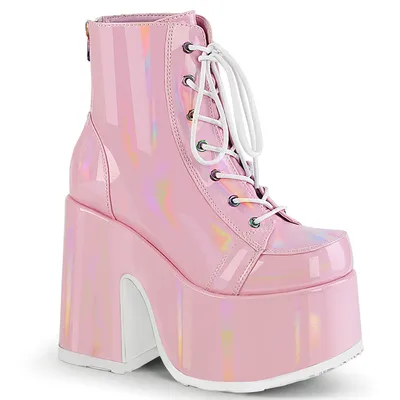 Produktbild von CAMEL-203 Damen Booties von DemoniaCult, Rosa  , EU 39, US 9