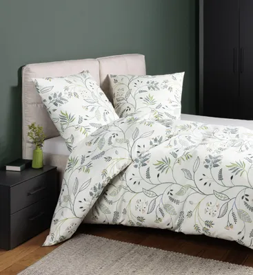 Produktbild von Janine Design Seersucker-Bettwäsche-Garnitur 20161 TANGO Farbe grün Größe 155x200+80x80