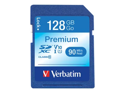 Image de Verbatim Secure Digital Card Premium U1 128GB UHS-I U1 (Class 10) 44025