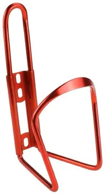 Zdjęcie produktu dla Stojak na rowery z aluminium - stojak na rowery górskie - stojak na rowery - 14,5 x 7,5 cm - uchwyt na rurę - lekki - łatwy w montażu - śruby nie są dołączone - uniwersalny do rowerów - czerwony stojak na rowery