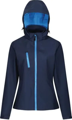 Immagine prodotto di Regatta - Giacca softshell "Venturer" con cappuccio da donna PC4255 (46 IT) (blu navy/blu grigio)