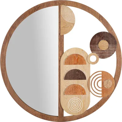 Produktbild von Mauro Ferretti Wandspiegel BLOCK Multicolor Ø 80 cm