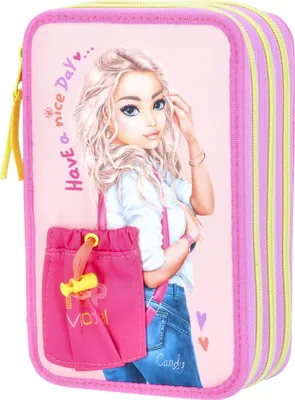 Produktbild von Depesche TOPModel 3-Fach Federtasche mit applizierter Vordertasche 12268