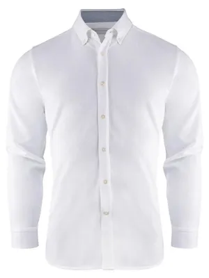 Image de James Harvest - Chemise pour hommes "Burlingham", style Oxford, modèle ET424 (4XL), couleur blanche