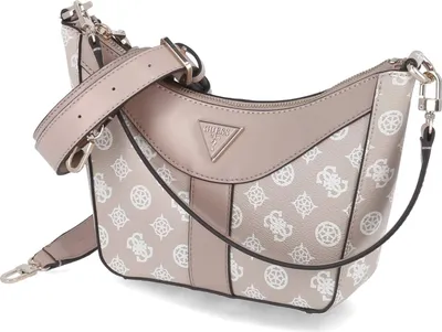 Produktbild von Guess Damen Schultertasche DORYS Beige Synthetik-
