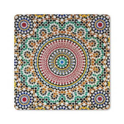 Produktbild von MuchoWow® Mauspad Mousepad Ansicht eines marokkanischen Mosaiks von oben 30x30 cm - Mousepads - Maus Mat - Pad - Mausunterlage - Gaming
