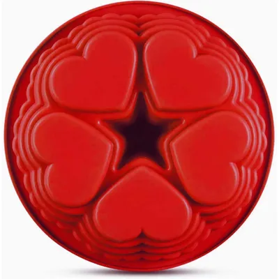 Immagine prodotto di Stampo in silicone, diametro 25 cm, antiaderente, ideale per torte, muffin, budini e dolci