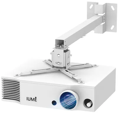 Obrázek produktu pro Držák na projektor IUMÉ, nástěnný, univerzální, kompatibilní s LCD/DLP projektory značek Epson, Optoma, BenQ