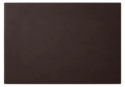 Produktbild von Schreibtischunterlage Mercurio 80 x 50 - Leder Dunkel Braun - Hergestellt in Italien - Eglooh