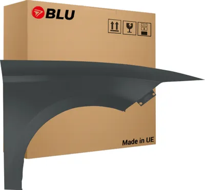 Produktbild von BLU Kotflügel Passend für Seat Leon III 3 5F LW7Z Rechts Grau Grau Track | 2012-2020 | Vorderseite Vorne | Lackiert | Einbaufertig