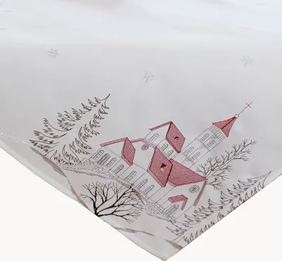 Produktbild von Tischwäsche mit Druckmotiv Kirche 85 x 85 cm