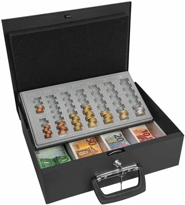 Image de WEDO Universa - Geldkassette - Stahl - Schwarz
