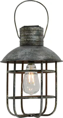 Produktbild von Solar-Leuchte THADDEUS Ø23cm, Metall antik schwarz mit 40 LEDs