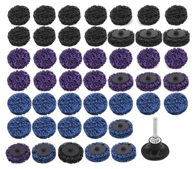 Schleifscheiben-Set, 46 Stück, 50 mm, 2 Zoll, für Bohrmaschine