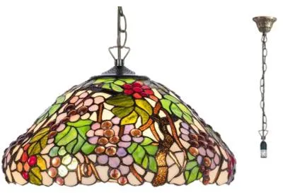 Obrázok produktu pre Závesná lampa Tiffany VINIČ Ø40