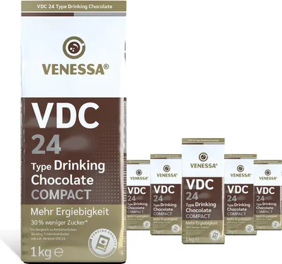 Produktbild von VENESSA VDC24 Drinking Chocolate 5 x 1kg Automatengeeignet 24% Kakaoanteil