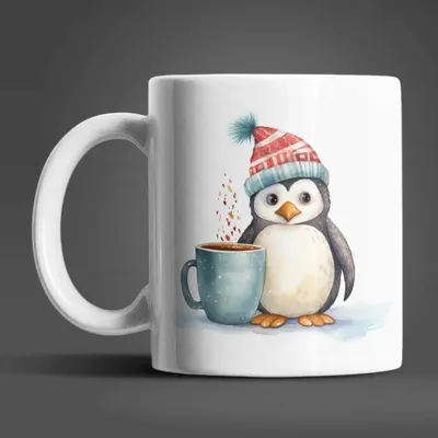 Produktbild von Süßer Pinguin Coffee Kaffeetasse Teetasse Geschenkidee