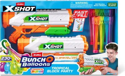 Produktbild von Zuru Wasserpistole Combopack Tropical Party Set X-Shot