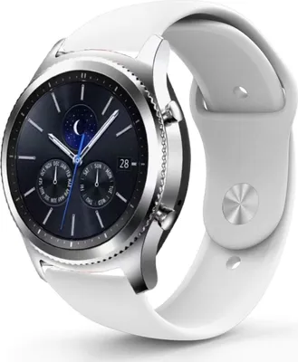 Produktbild von Strap-it Samsung Gear S3 Classic / Frontier Sportarmband (Weiß)