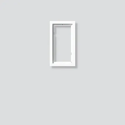 Image de Siedle KR 611-2/1-0 W - Weiß - Polycarbonat - 131 mm - 15 mm - 231 mm (200016401-00)