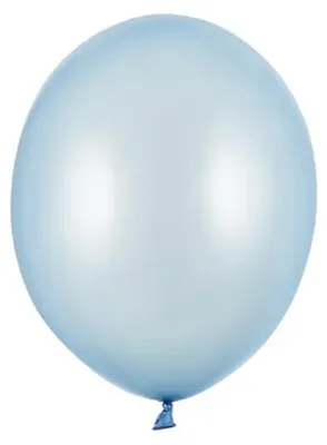 Immagine prodotto di 100 palloncini Partystar blu pastello metallizzati 12 cm