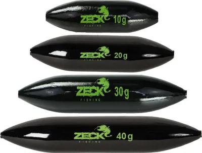 Produktbild von 4 Zeck U-Posen Solid - Wallerposen 10g, 20g, 30g & 40g