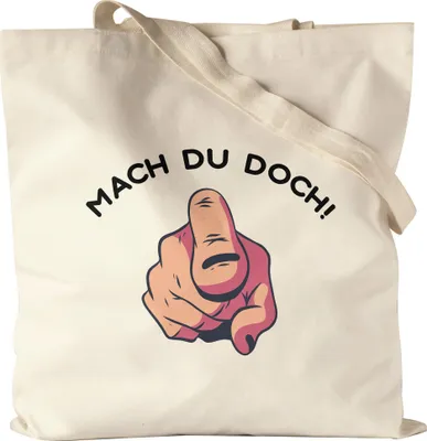 Produktbild von Mach Du Doch Jutebeutel Stoffbeutel Canvas Büro-Jutebeutel Stoffbeutel Canvas Kollegen Chef Geschenkidee für Kollege Kollegin