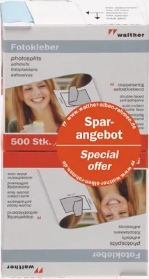 Produktbild von Walther FT500DP, Weiß, 13 mm, 17 mm, Papier, Box