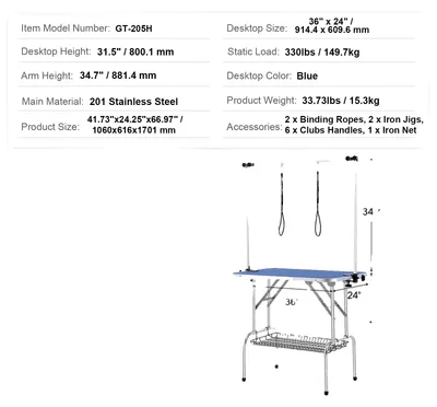 Productafbeelding van Kappersstoel, verstelbare armleuning, opbergvak, type B, 36 inch
