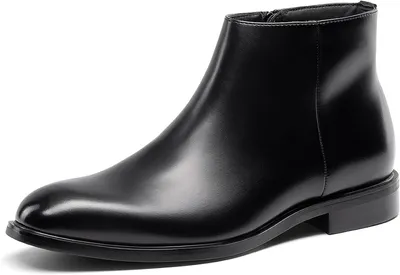Productafbeelding van Zwarte Chelsea boots voor heren met zijrits en antislip rubberen zool