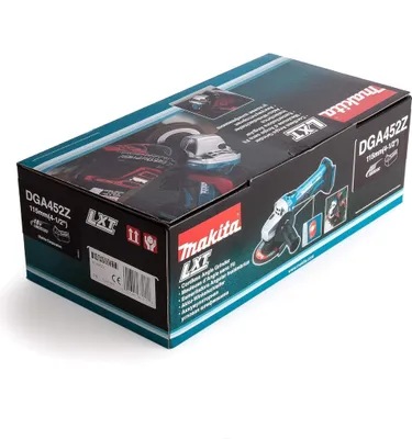 Obrázok produktu pre Makita DGA 452 Z Akumulátorová uhlová brúska 18 V 115 mm sólo - bez batérie, bez nabíjačky