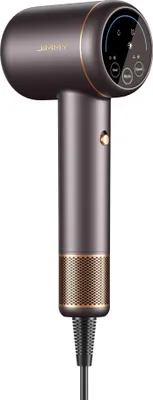 Image de Jimmy | Hair Dryer | F8 | 1600 W | Number of temperature settings 3 | Ionic function | Diffuser nozzle | Grey
