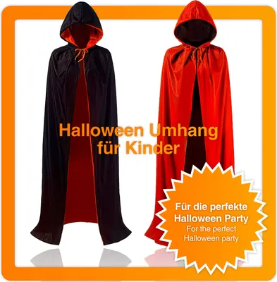Obrázok produktu pre Halloweenská pláštenka s kapucňou