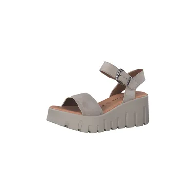 Produktbild von Tamaris Sandalette - Taupe Leder Größe: 40 Normal