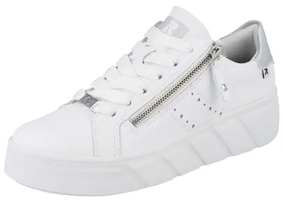 Produktbild von RIEKER Rock Lorica  Damen Sneaker weiß Glattleder - Größe: 40