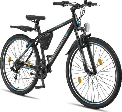 Produktbild von Licorne Bike Guide Premium Mountainbike Shimano,Farbe:Schwarz/Blau;Zoll:29.00