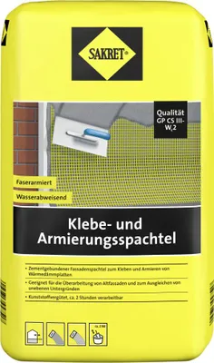 Produktbild von SAKRET Klebe- und Armierungsspachtel 10 kg Sack
