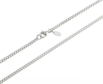 Produktbild von SILBERKETTEN STORE Kinder-Panzerkette 2,4mm - 925 Silber, Länge wählbar von 32-37cm - 37cm