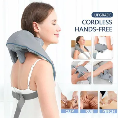 Productafbeelding van Elektrische nek- en rugmassageapparaten, massageapparaten voor ontspanning van de cervicale wervelkolom, massageapparaten voor ontspanning van de trapeziusspieren