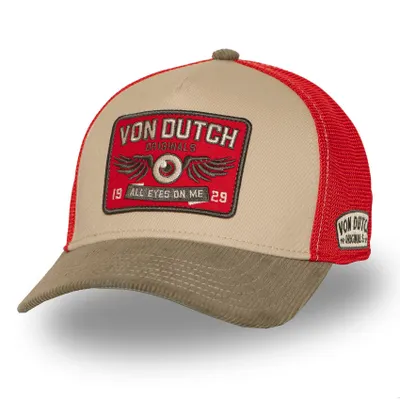 Produktbild von Von Dutch Originals Semi-Curved Trucker Cap - EYE Khaki