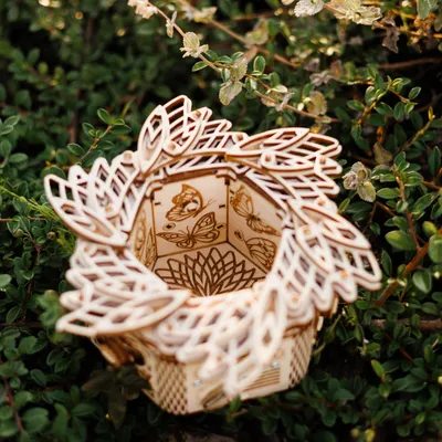 Produktbild von Mysteriöse Blume aus Holz