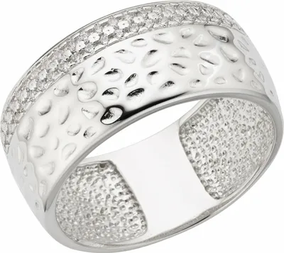 Produktbild von Zeeme Silber Ring 925/- Sterling Silber weiß 017 (53,5) Zirkonia weiß 360272124-M