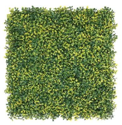 Vertikales Heckenpaneel, 100x100 cm, grün, modern