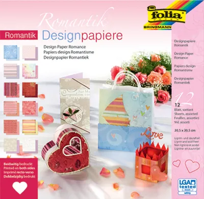 Produktbild von Folia 10349, Kunstdruckpapierblock, 190 g/m², 12 Blätter