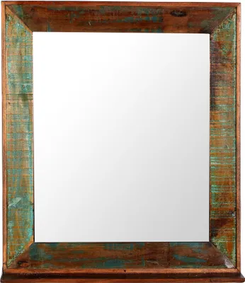 Produktbild von SIT Möbel Wand-Spiegel | mit Ablage | Altholz lackiert | bunt | B 68 x T 8 x H 79 cm | 09106-98 | Serie RIVERBOAT
