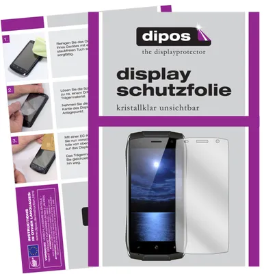 Produktbild von 2x Schutzfolie für Homtom Zoji Z6 klar Displayschutzfolie Folie Display Schutz