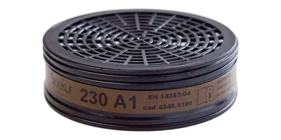 Produktbild von Ekastu EKASTU Gasfilter 230, A1, f.Polimask 230 (Pck. a 2 St.)