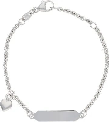 Produktbild von JuwelmaLux ID- Armband 585/000 Weißgold JL30-03-3161 14 cm